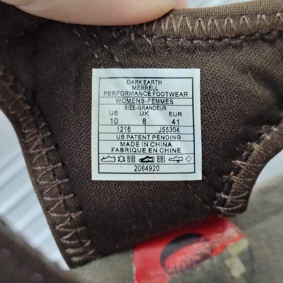 Merrell Dark Earth Sandals Women's Size 10 Dark Brown Casual Beach Summer Fall - Picture 10 of 12